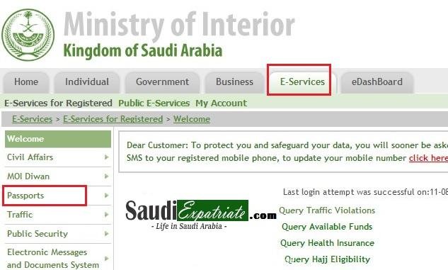 Family Visit Visa Extensions Online through moi.gov.sa-SaudiExpatriate.com