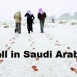 Snow Fall in Riyadh Freezes the Kingdom of Saudi Arabia