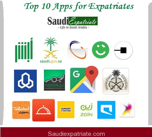 Top 10 Most Needed Apps for Expatriates Living in Saudi Arabia-SaudiExpatriate.com