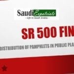 SR 500 Fine Imposed For Distributing of Brochures at Public Places