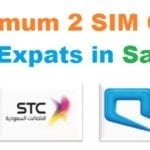 Limit of Two Mobile Connections for Expatriates in Saudi Arabia-SaudiExpatriate.com