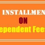 Dependent Fees without any Installments - Jawazat