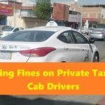 Imposing Fines on Private Taxis and Cab Drivers-SaudiExpatriate.com