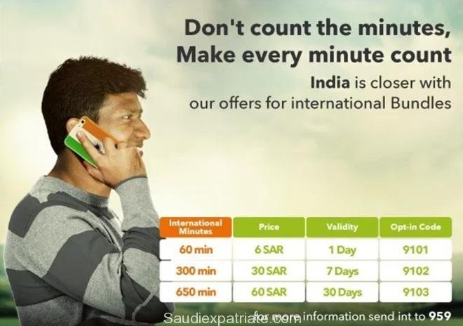 Zain Mobile Offers for India-SaudiExpatriate.com