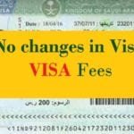 No Changes in Saudi Arabia Visit VISA Fees 2018-SaudiExpatriate.com