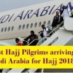 First Hajj Pilgrims arriving in Saudi Arabia for Hajj 2018-SaudiExpatriate.com