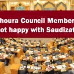 Shoura Council Members not happy with Saudization-SaudiExpatriate.com