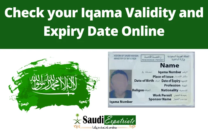 Check your Iqama Validity and Expiry Date Online