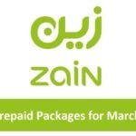 Zain Prepaid Packages for March 2019
