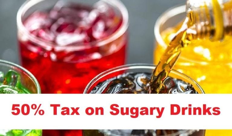 Sugary Drinks to be 50% more Costlier starting December