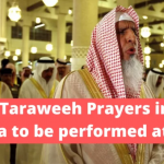 Eid & Taraweeh Prayers in Saudi Arabia to be performed at Home-SaudiExpatriate.com