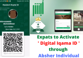 Expats to Activate Digital Iqama through Absher Individual - SaudiExpatriate.com