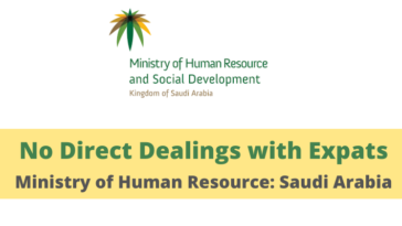 No Direct Dealings with Expats - SaudiExpatriate.com