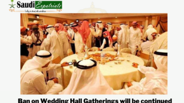 Ban on Wedding Hall Gatherings will be continued - SaudiExpatriate.com