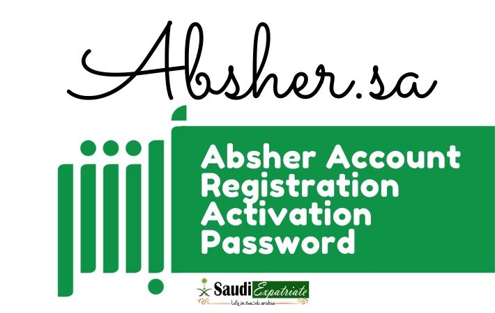 Absher Account Registration Activation Password
